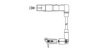 VW 023905430B Ignition Cable